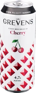 Grevens Cider Cherry 0,5l boks