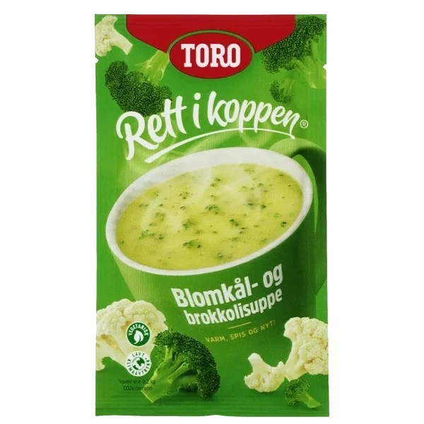 Blomkål&Brokkoli Suppe 22g Rett i Koppen