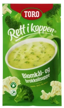 Blomkål&Brokkoli Suppe 22g Rett i Koppen