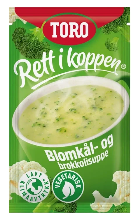 Blomkål&Brokkoli Suppe 22g Rett i Koppen
