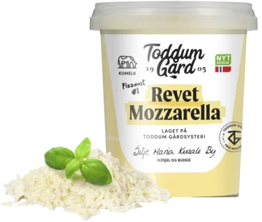 Norsk Mozzarella - Revet