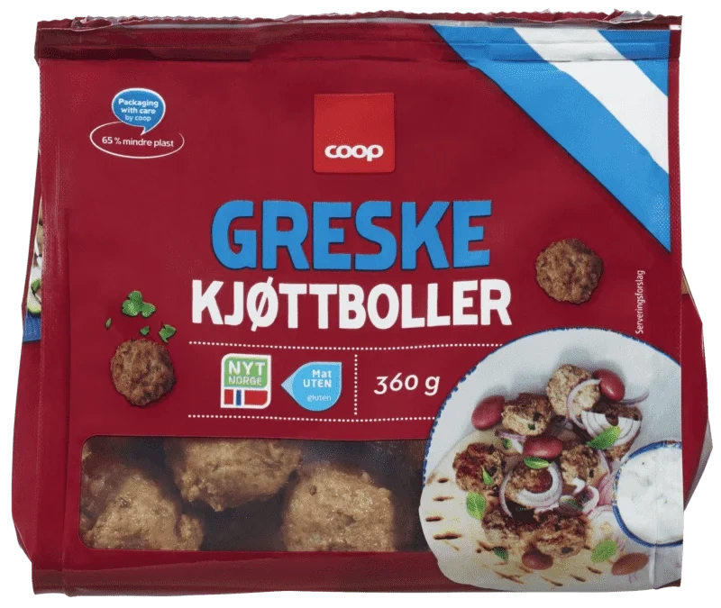 Coop Greske Kjøttboller 360g
