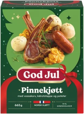 Pinnekjøtt med Vossakorv Kålrotstappe og Poteter 665g Fjordland