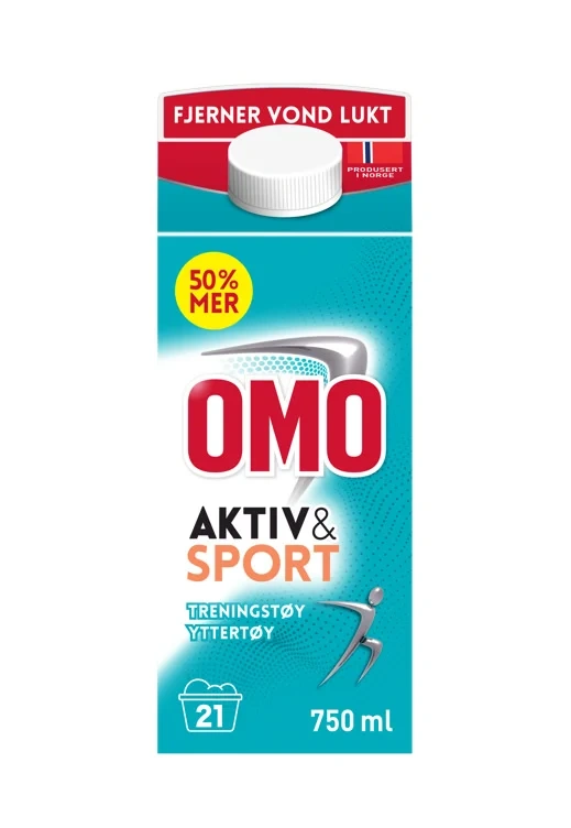 Omo Aktiv&Sport Tøyvask 750ml