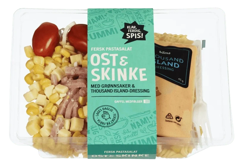Pastasalat Ost og Skinke 325g