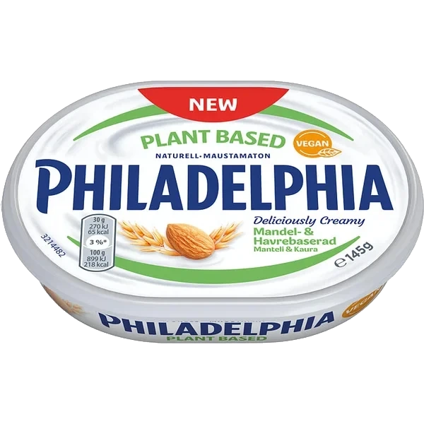 Philadelphia Naturell Plantebasert 145g