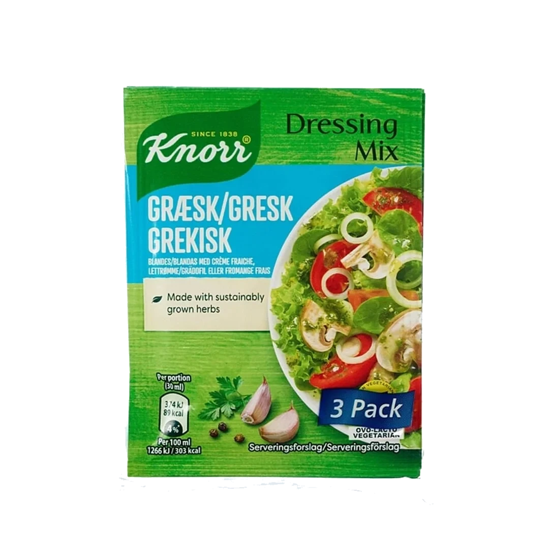Knorr Gresk Dressingmix 3pk
