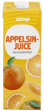 Coop Appelsinjuice 1,5l Edge
