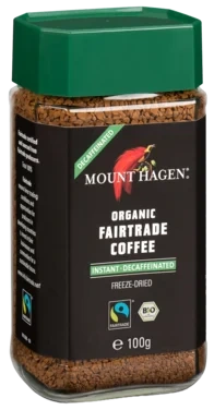 Mount Hagen Instant glass Koffeinfri 100g