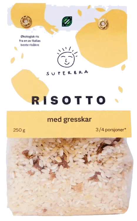 Risotto m/Gresskar Økol 250g Superbra