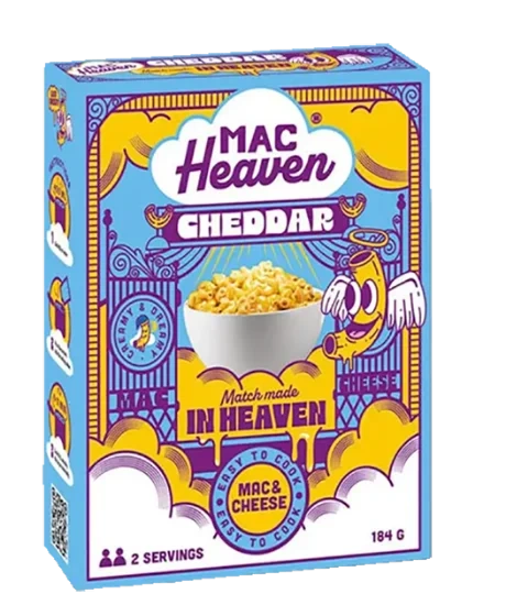 Mac Heaven Cheddar 184g