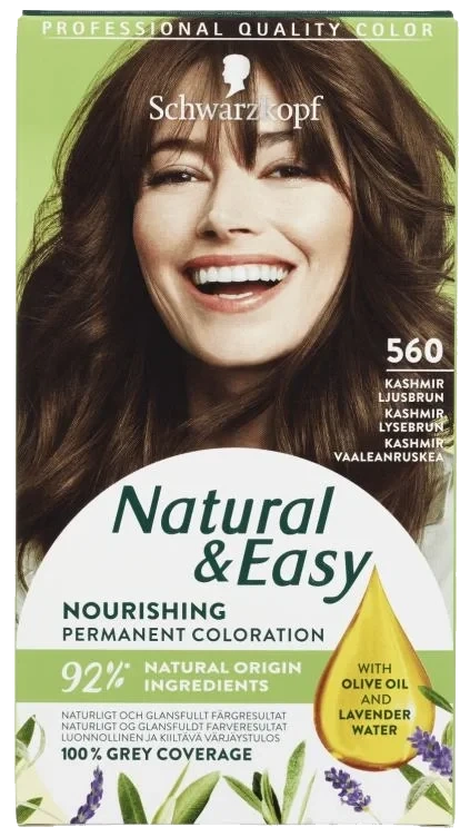 Natural & Easy 560 Kashmirbrun Hårfarge