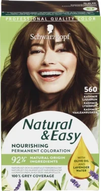 Natural & Easy 560 Kashmirbrun Hårfarge