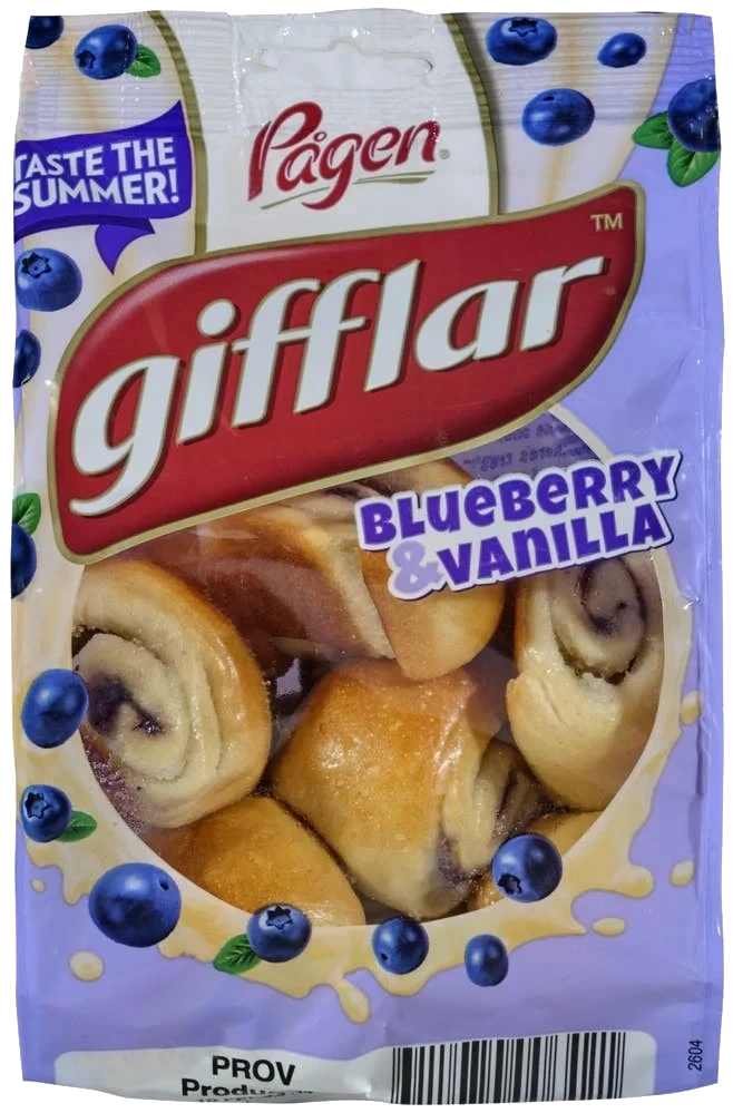 Gifflar blåbær & vanilje