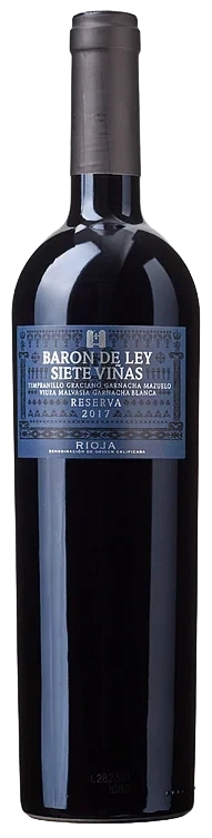 Baron de ley 7 vinas reserva   14,5%   75cl