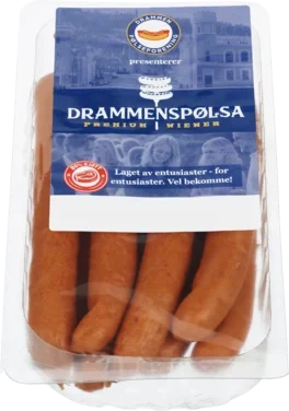 Drammenspølsa Premium Wiener 600g