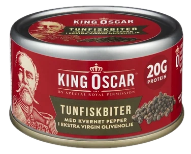 Tunfisk Olivenolje Pepper 85g King Oscar
