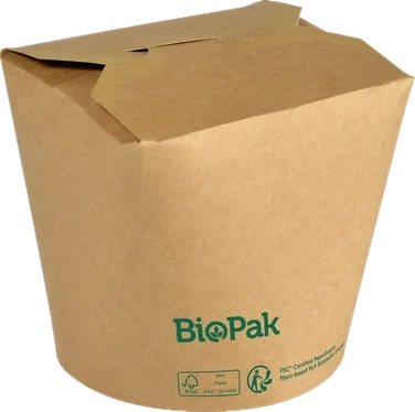 Skål Ronda Fold Papp/pla Brun 750ml
