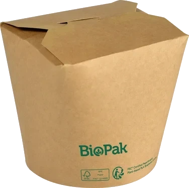 Skål Ronda Fold Papp/pla Brun 750ml