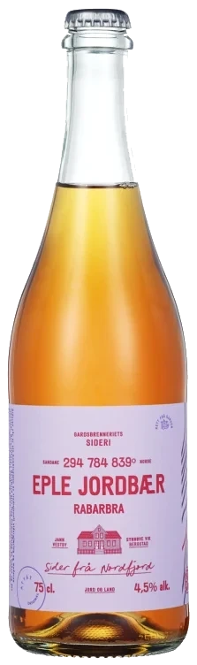 Attåt Sider Eple Jordbær og Rabarbra 75cl 4,5%
