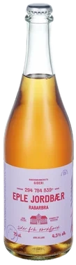 Attåt Sider Eple Jordbær og Rabarbra 75cl 4,5%