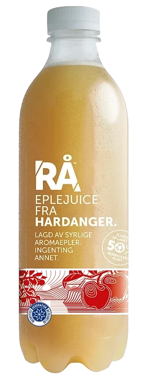 Rå Norsk Eplejuice Fra Hardanger 1l