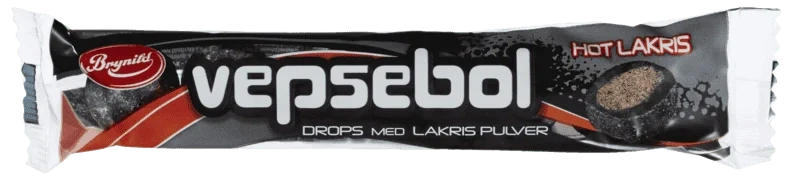 Brynild Vepsebol Hot Lakris 6pk 42g