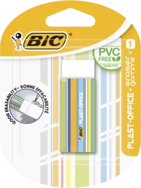 Bic Plast-office Viskelær 1-pakk