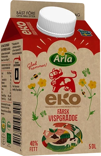 Eko färsk vispgrädde 40% 5 dl