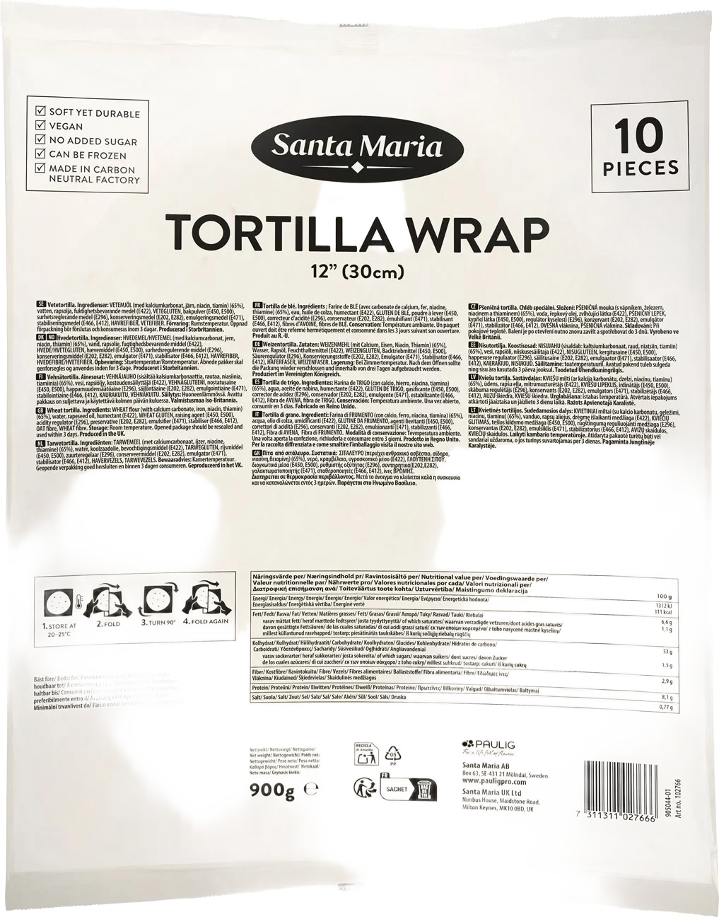 Tortilla Wrap 12'' (30cm)
