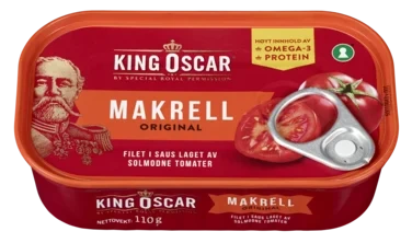 Makrellfilet i Tomat 110g King Oscar