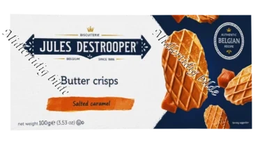 Jules Destrooper Butter Crisp Salted Caramel 100g