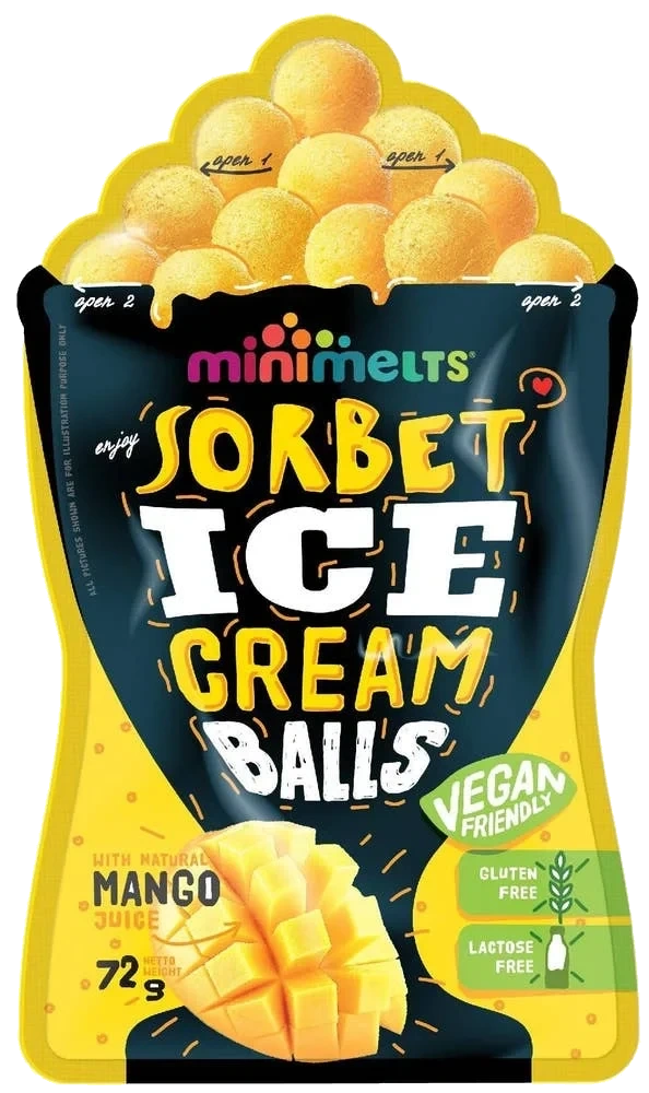 Sorbetkulor Mango