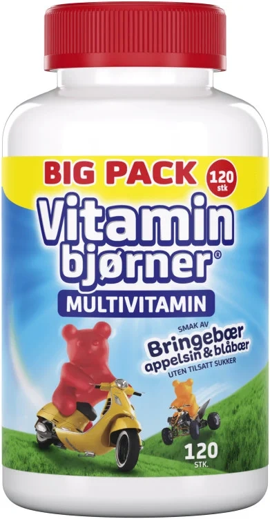 Vitaminbjørner Original Multivitamin 120stk