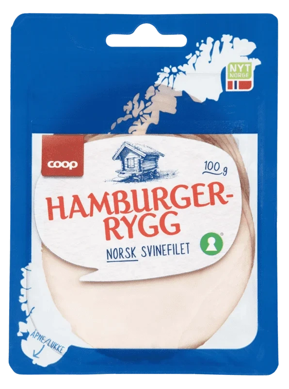 Coop Hamburgerrygg 100g