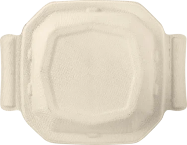 Lokk Til Octabagass Salatboks Fiber 400ml Brun