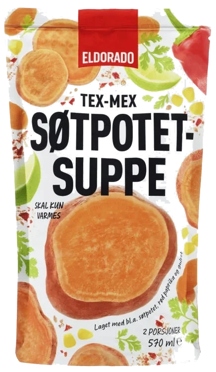 Søtpotetsuppe Tex-Mex 570ml Eldorado