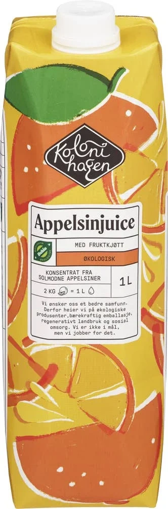 Økologisk appelsinjuice