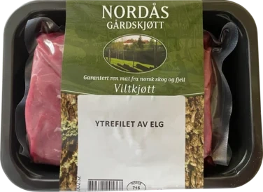 Elg Ytre Filet Frys Nordås Gårdskjøtt
