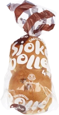 Sjokoladeboller 4stk Bakehuset