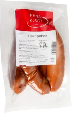 Røkepølser 500g Fana Kjøtt