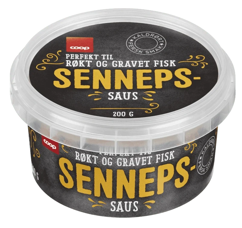 Sennepsaus 200g Coop Emv
