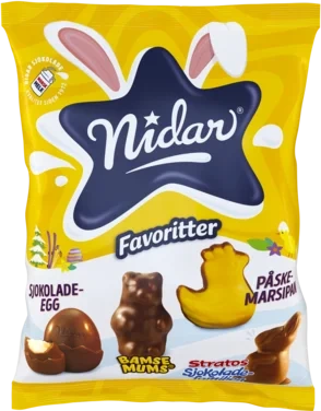 Nidar Favoritter Påske 225g	 	