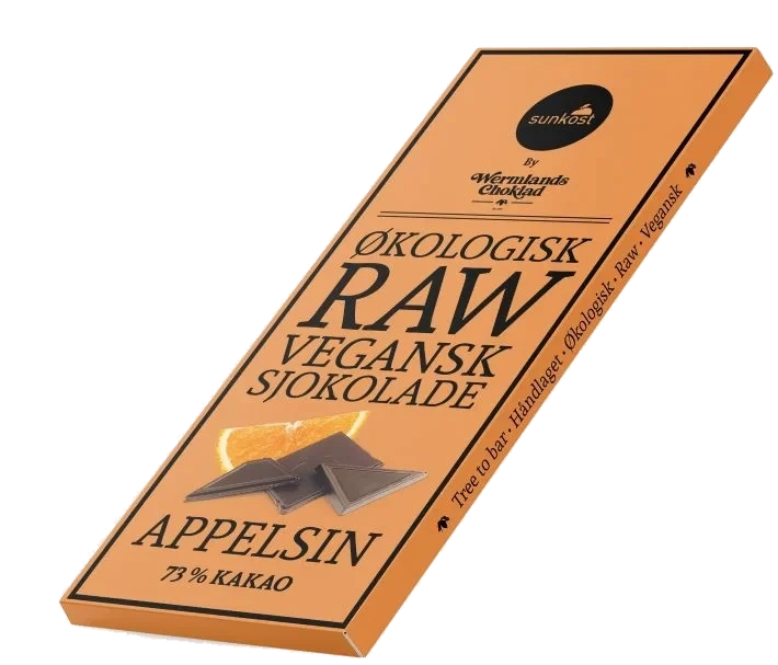 Raw Sjokolade Appelsin