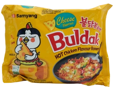 SamYang Cheese Flavor Hot Chicken Ramen Buldak 5 x 140 g