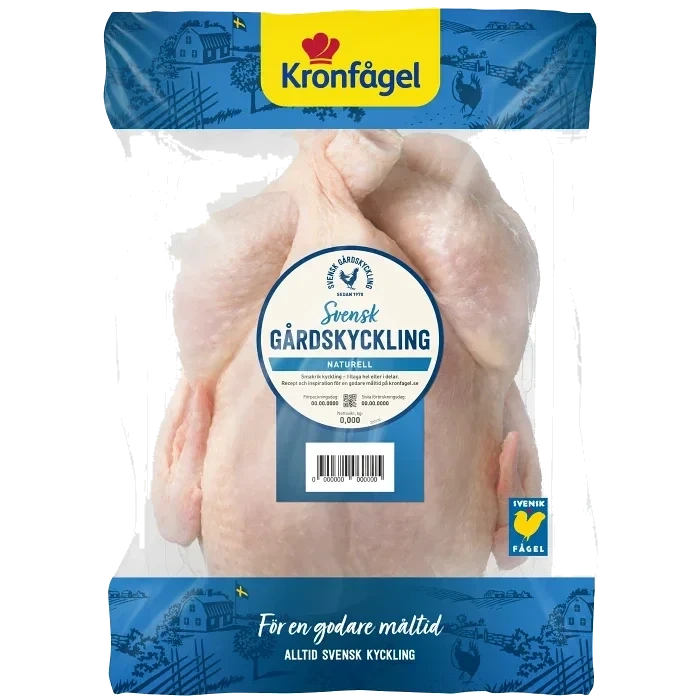 Gårdskyckling Färsk ca 1,15kg Kronfågel