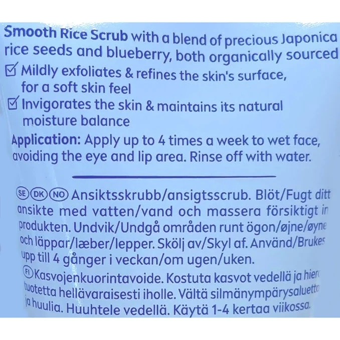Ansiktsskrubb Smooth Rice