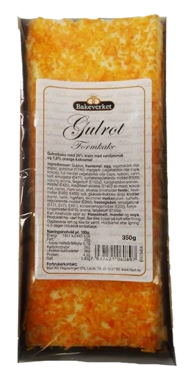 Gulrot Formkake 350g