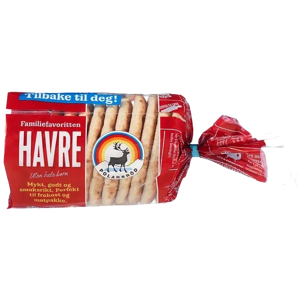 Polarbrød Havre 12stk 450g