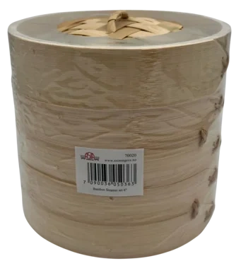 Bamboo Steamer Set 6" 15cm